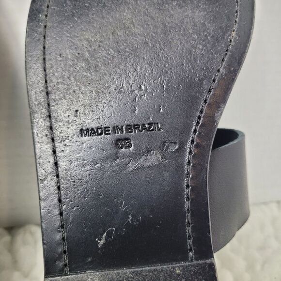 Tkees Dem Womens Slide Size 8 Black Sandals - Picture 9 of 9